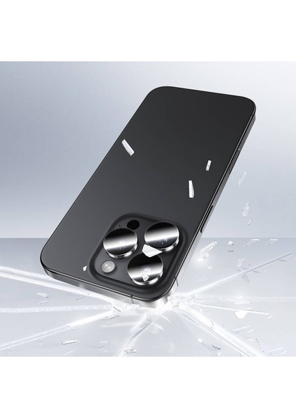 iPhone 16 Pro Max Kamera Açısını Bozmayan Cl-18 Kamera Lens Koruyucu Nano Cam