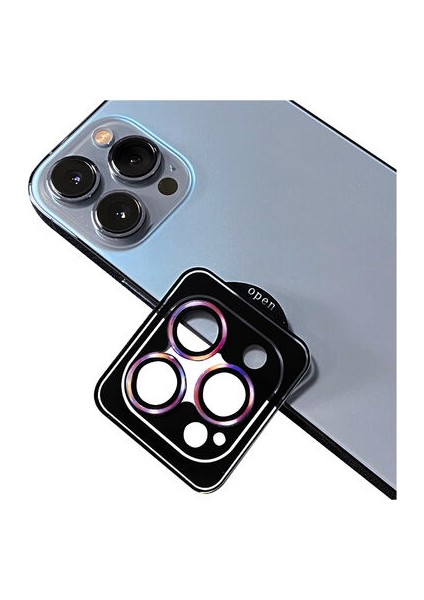 iPhone 16 Pro Max Ile Uyumlu Kamera Koruyucu Temperli Nano Kamera Lens Koruyucu Cl-18