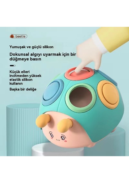 Bebek Parmağının Iyi Eğitimi, Bebek Oyuncak Bulmacası Ilk Eğitimi, 0-1 Yaşındaki Çocuklar, 6 Aydan Fazla Delik Kazma Topu. (Yurt Dışından)