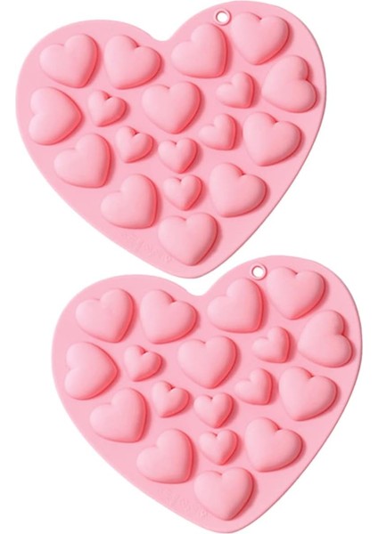 Kalp Şekilli Silikon Çikolata Kalıbı