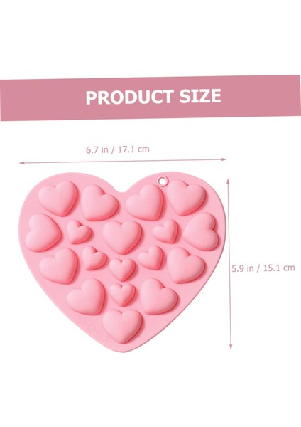 Kalp Şekilli Silikon Çikolata Kalıbı fiyatları