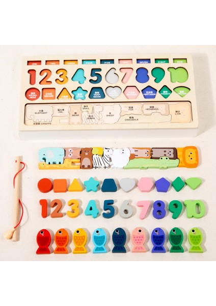 Montessori Early Education Puzzle Oyun 0 Bebek Meşgul Board 1-2 ve Yarım 3 Bebek Çocukların Iyi Motor Eğitimi Yardımcıs I (Yurt Dışından) modelleri