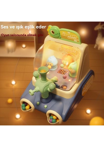 Çocukların Dinosaur Pinball Makinesi Eğitimli Çocukların Koncentrasyon Eğitimi Işık Müzik Çocukları Bastırma Oyunu (Yurt Dışından)