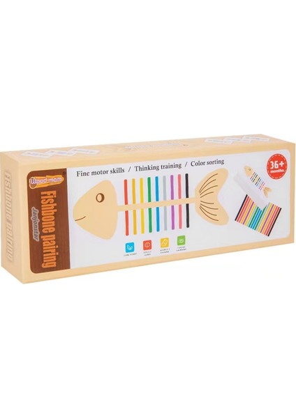 Balık Kemiği Montessori Güzel Motor Eğitimi Için Yardımcı Öğretiyor, Genç Çocuklar Için Renk Uyuşturucu, Montessori Çocukluğu Oyuncakları Için (Yurt Dışından)