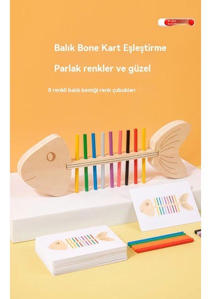 Balık Kemiği Montessori Güzel Motor Eğitimi Için Yardımcı Öğretiyor, Genç Çocuklar Için Renk Uyuşturucu, Montessori Çocukluğu Oyuncakları Için (Yurt Dışından)
