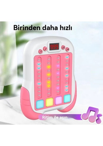Çocukların Rhythm Usta Dans Oyunu Makinesi Yapılacak Palm Dans Makinesi Düşünme Eğitim Stres Yardım Oyunu (Yurt Dışından)