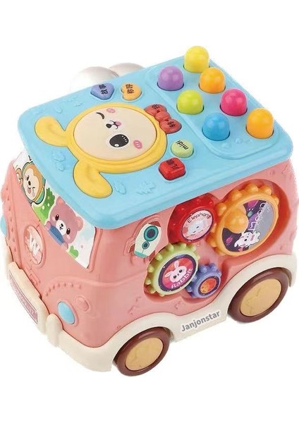 Bebek Topraklı Oyuncak Bulmacası Ilk Eğitim Bebek Müzik Patlaması 1 Yaşında Çocuk Hexahedron El Çarpıyor Davul Çocukları ve Kızları Çarpıyor. (Yurt Dışından)