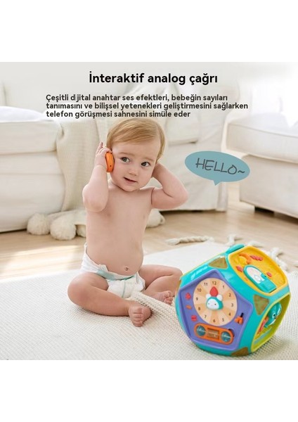 Çocukların Yedi Tarafından Çoğunluğu Bulmacası Patlama Davul, Çocuk ve Çocuk Polihedral Oyuncağı, Akıllı Ev Erken Eğitim Işığı (Yurt Dışından)