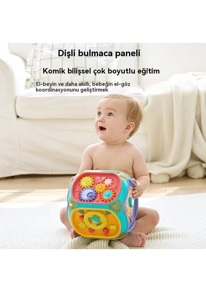 Çocukların Yedi Tarafından Çoğunluğu Bulmacası Patlama Davul, Çocuk ve Çocuk Polihedral Oyuncağı, Akıllı Ev Erken Eğitim Işığı (Yurt Dışından)