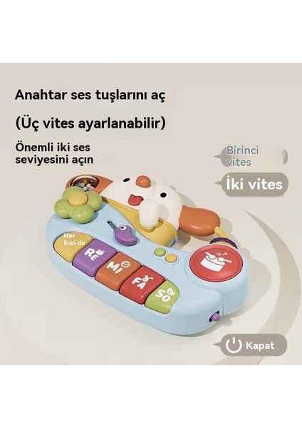 Çocuklar ve Genç Çocuklar Için 6 Ay ve Yukarıda Klavye, Eğitim ve Erken Çocukluk Müzik Klavyesi (Yurt Dışından)