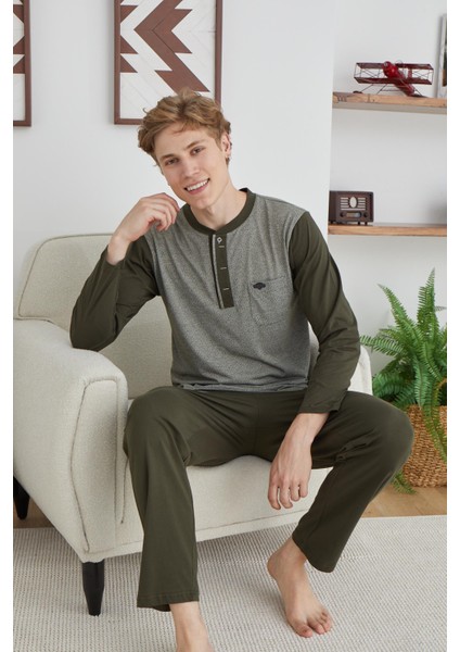 Uzun Kol Erkek Pijama 9257