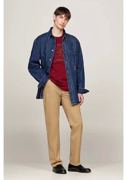 Erkek Denton 1985 Pima Bej Pantolon