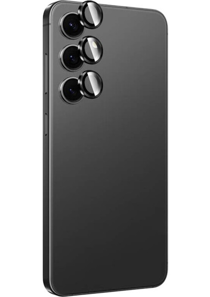 Samsung Galaxy S24 Şık Titanium Premium Temperli Kamera Lens Koruyucu