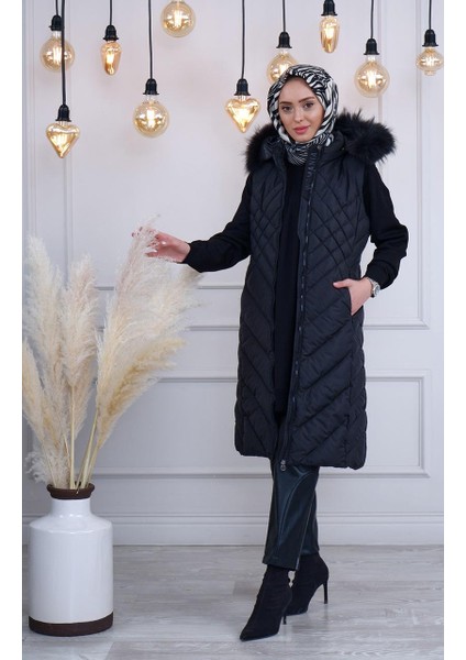 Womanıa Ekvator Yelek 18263 Siyah