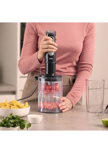 Multiquick Serisi 5 Pro MQ55254MBK El Blender Seti - Siyah