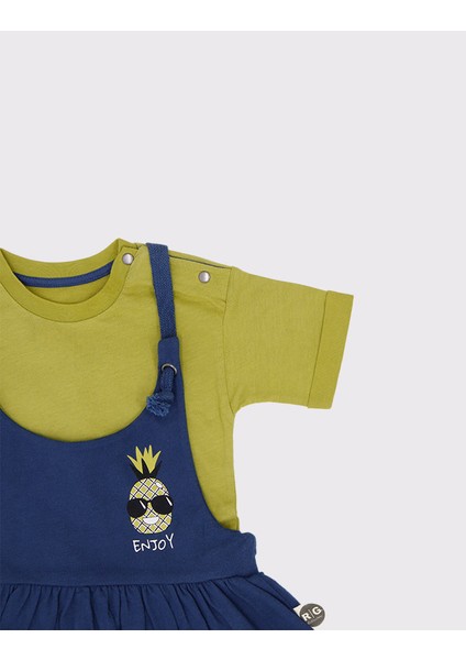 Tişörtlü Kız Çocuk Tulum Elbise fiyatları