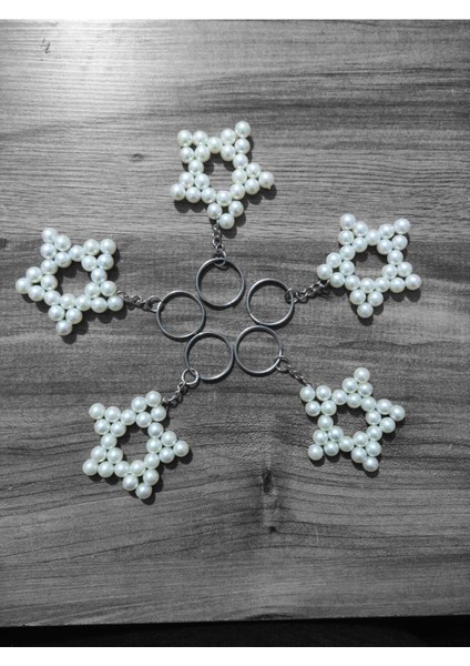 Yıldız Anahtarlık Renkli Inci Boncuk 50 Adet fiyatları