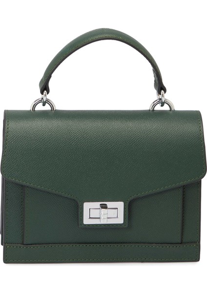 Yeşil Hakiki Deri Kadın El Çantası - S24K1BC80266-D3A