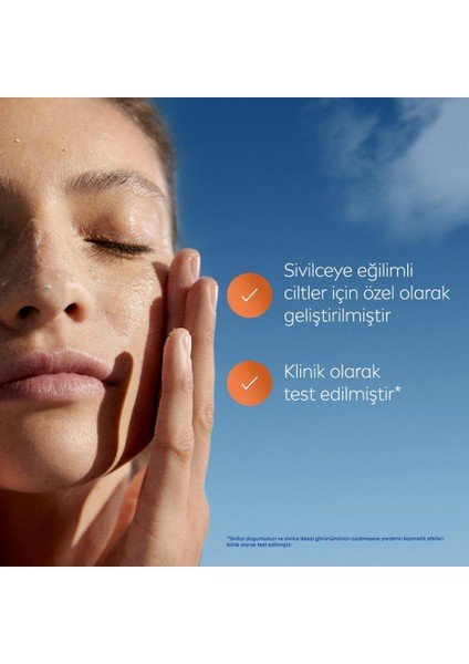 Derma Skin Clear Niasinamid ve Salisilik Asit (BHA) İçeren Sivilce Karşıtı Yüz Temizleme Peeling 150ml, Karma ve Yağlı Ciltler