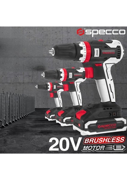 Profesyonel 20V 80NM. Akülü Darbeli Delme Vidalama 4A Çift Akü Çantalı XSP20V-4041 modelleri