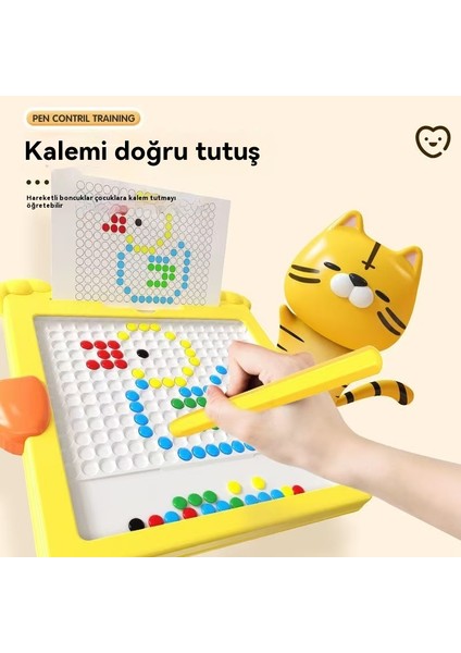 Magnetik Kalem Çizim Tahtası Oluşturucu Renk Yamacası Magnetik Satranç Tahtası Çocukların Oyun Kontrol Peni Fokus Eğitimi (Yurt Dışından) indirimleri