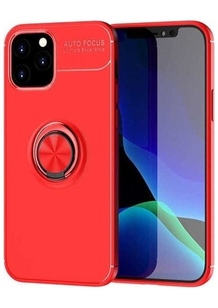 Apple iPhone 12 Pro Max Uyumlu Kılıf Ravel Silikon Kapak, Kırmızı
