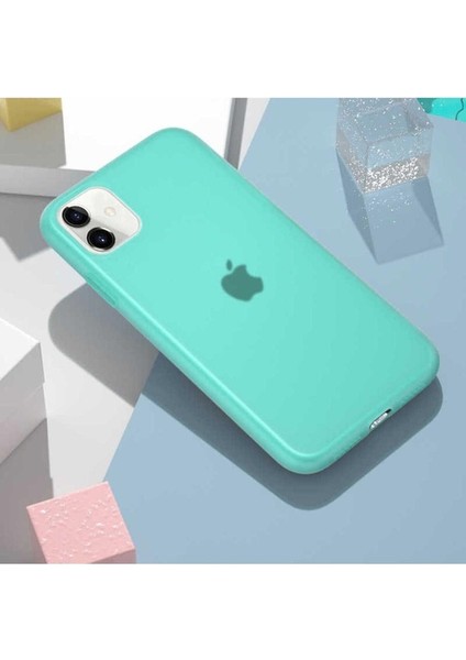 Apple iPhone 11 Uyumlu Kılıf Odos Silikon, Turkuaz