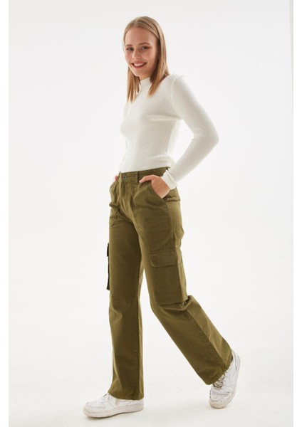 Kargo Cep Pantolon Haki modelleri