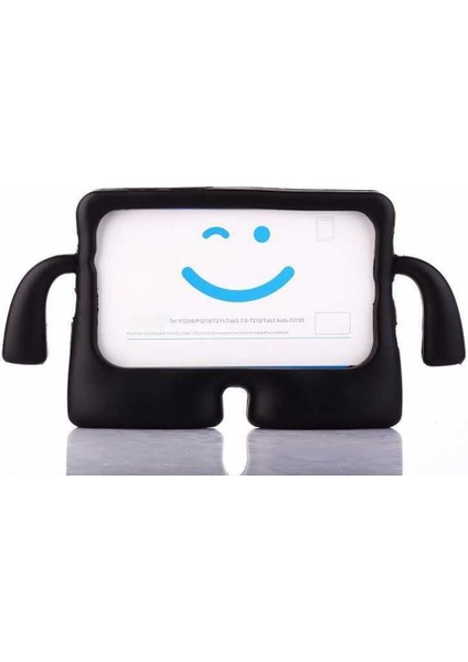 Apple iPad 10.2 (8.nesil) Uyumlu Çocuk Tablet Kılıfı Ibuy Yumuşak Silikon Kılıf , Siyah