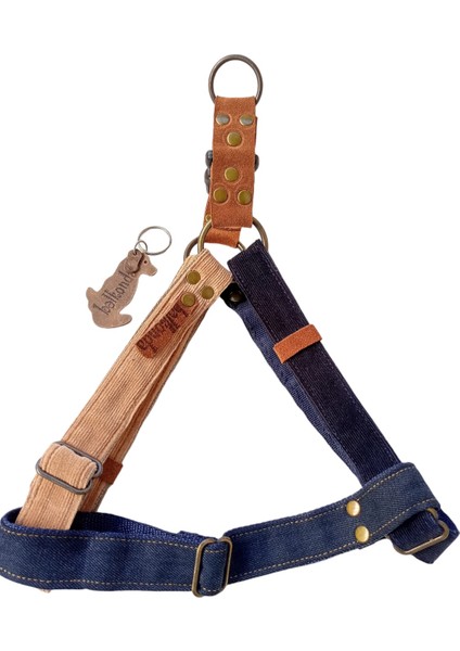 Köpek Göğüs tasması kadife orta ırk göğüs ölçüsü:50-85cm ayarlamalı genişlik:2,5cm/15-35kg dog harness GT2-28