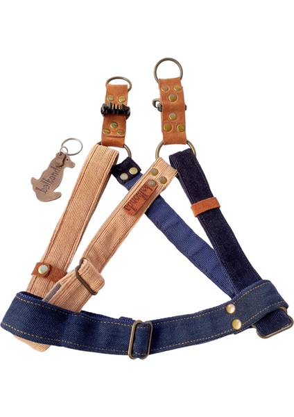 Köpek Göğüs tasması kadife orta ırk göğüs ölçüsü:50-85cm ayarlamalı genişlik:2,5cm/15-35kg dog harness GT2-28