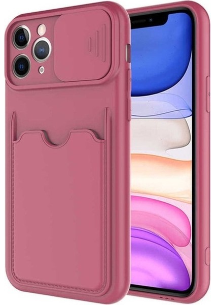 Apple iPhone 11 Pro Uyumlu Kılıf Kartix Kapak, Koyu Mor