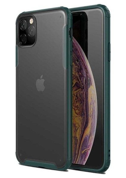 Apple iPhone 11 Pro Max Uyumlu Kılıf Volks Kapak, Koyu Yeşil