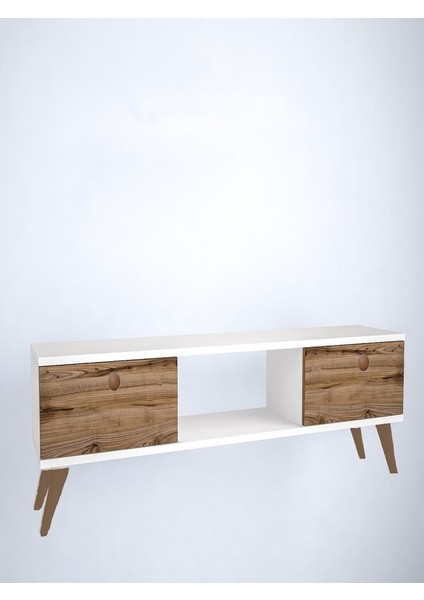 Eda Beyaz-Haliç 140 cm Tv Ünitesi