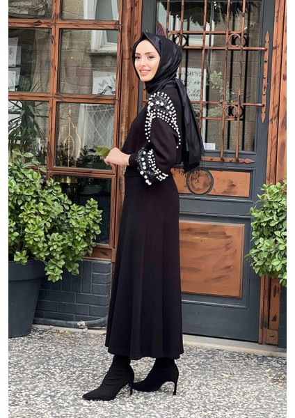 Incili Triko Bluz 124K14014 Siyah fiyatları