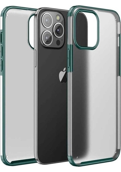 Apple iPhone 13 Pro Max Uyumlu Kılıf Volks Kapak, Koyu Yeşil