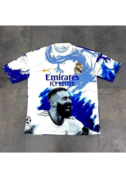 Erkek Dijital Sırt Baskılı Oversize T-shirt - Beyaz fiyatları