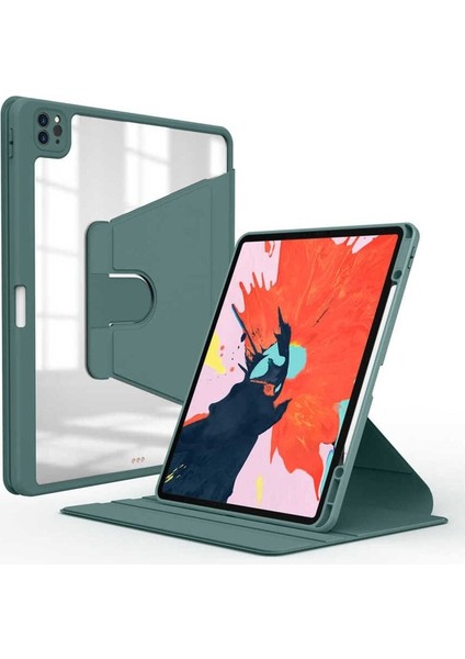 Apple iPad Pro 11 2022 M2 Uyumlu Kılıf Zore Nayn Dönebilen Standlı Kılıf