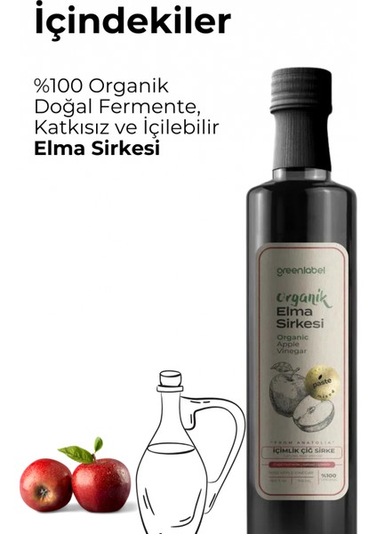 Greenlabel Organik Elma Sirkesi 500ML