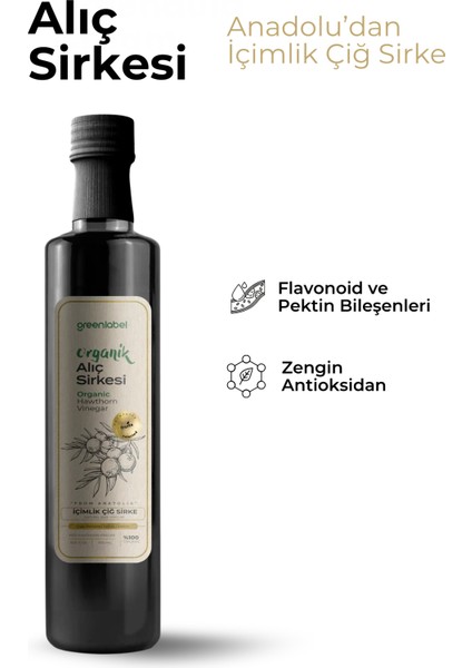 Greenlabel Organik Alıç Sirkesi 500ML