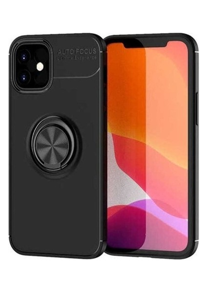 Apple iPhone 12 Uyumlu Kılıf Ravel Silikon Kapak, Siyah