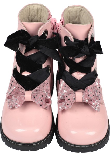 Jessica-Fiyonklu Pembe Rugan Kız Çocuk Postalı modelleri