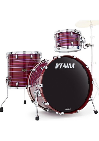 WBS32RZS-LPO Starclassic Walnut Birch Lacquer Phantasm Oyster 3 Parça (22B/12T/16F) Akustik Davul Seti