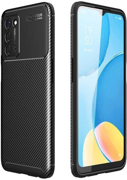 Oppo A55 5g Uyumlu Kılıf Negro Silikon Kapak, Siyah