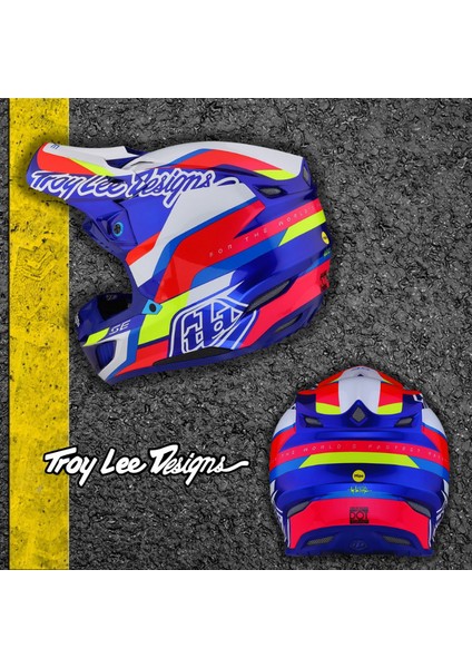 Troy Lee Desing (Tld) Se.5 W/mips Omega Fiber Kros Kaskı - Mavi fiyatları