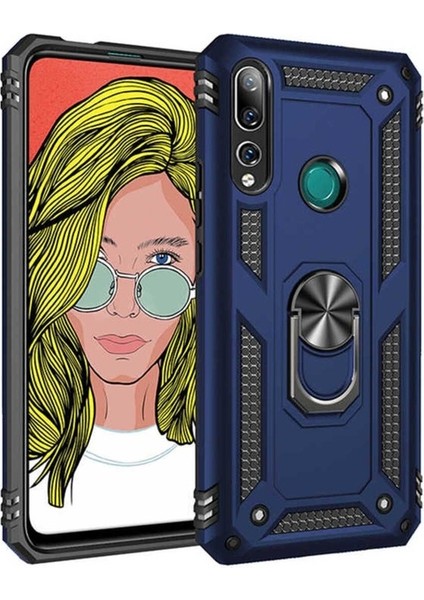 Huawei Y9 Prime 2019 Uyumlu Kılıf Vega Kapak, Mavi