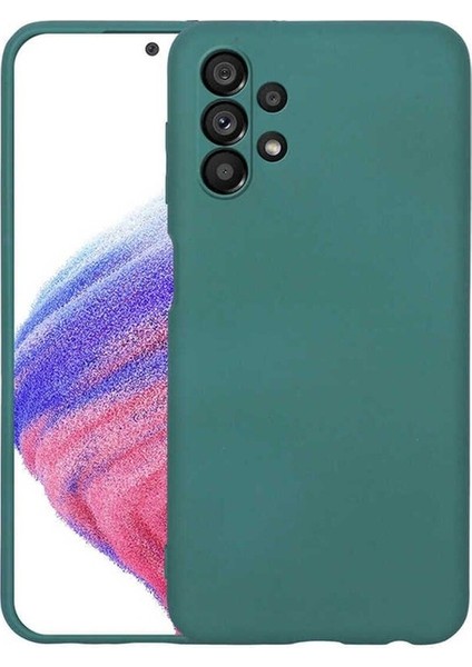 Samsung Galaxy A73 Uyumlu Kılıf Mara Lansman Kapak, Koyu Yeşil