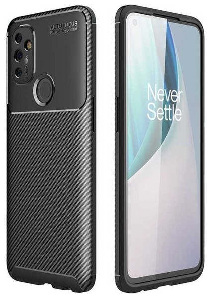 Oneplus Nord N100 Uyumlu Kılıf Negro Silikon Kapak, Siyah