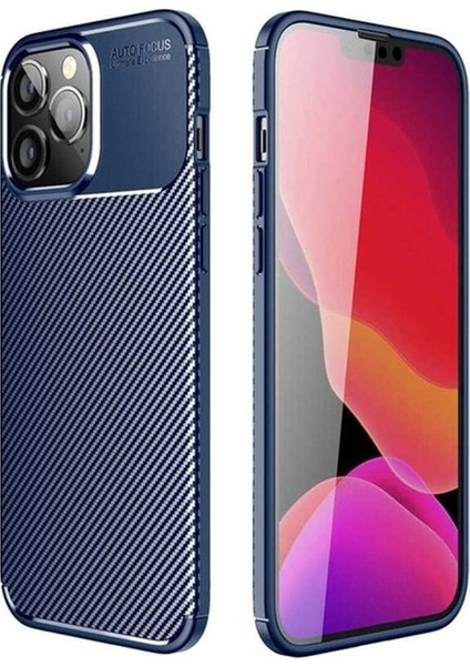 Apple iPhone 14 Pro Max Uyumlu Kılıf Negro Silikon Kapak, Lacivert