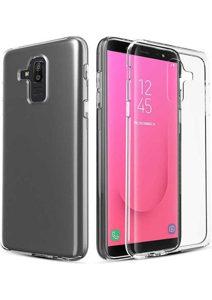 Samsung Galaxy J8 Uyumlu Kılıf Süper Silikon Kapak